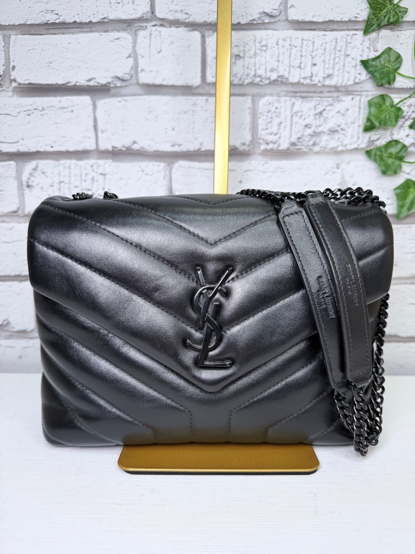 YSL Lou Lou (Small) (Black) - Excellent