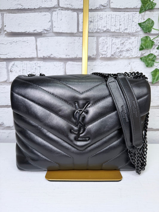 YSL Lou Lou (Small) (Black) - Excellent
