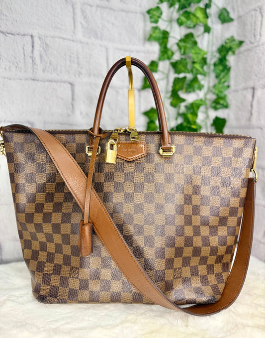 Louis Vuitton Damier Ebene Belmont Zip Tote