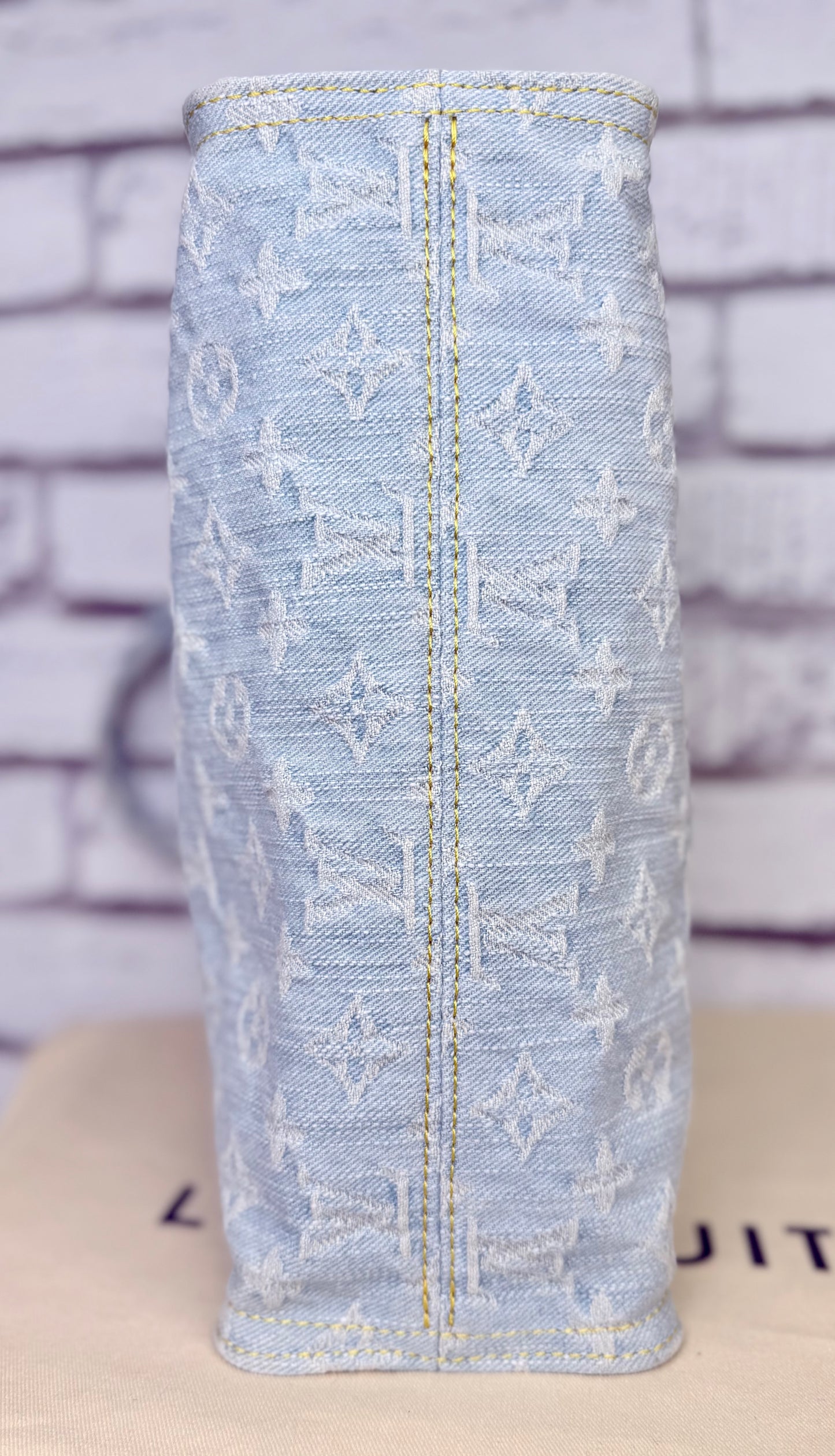 Louis Vuitton OnTheGo Let Go (Sky Blue Denim) - Like New