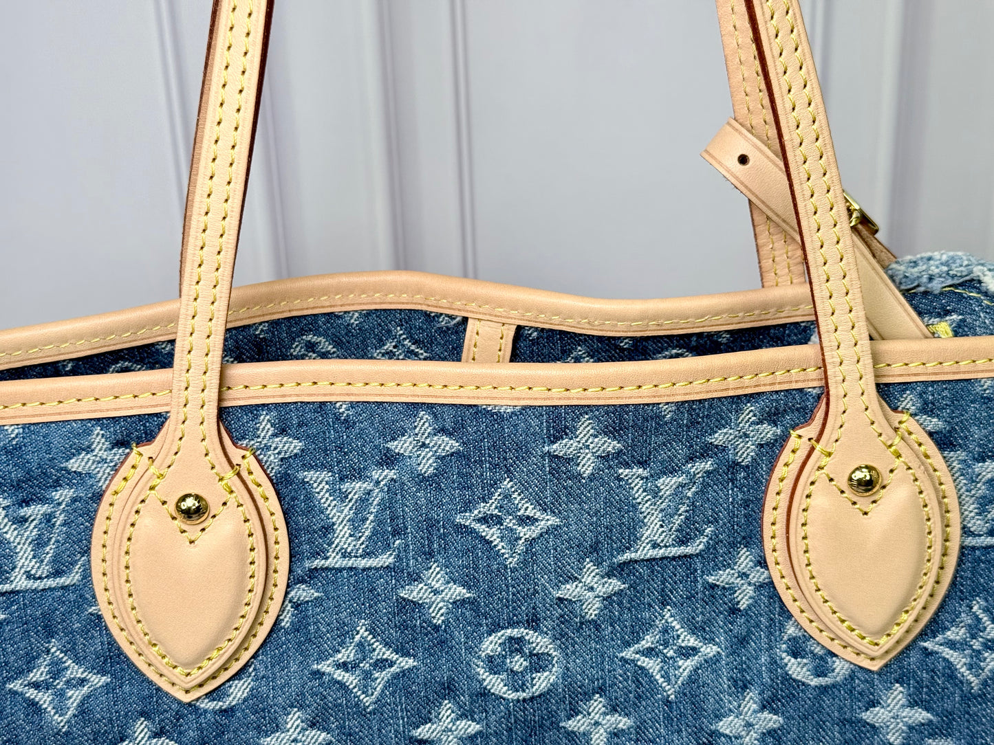 Louis Vuitton Denim Remix Neverfull MM - Excellent +