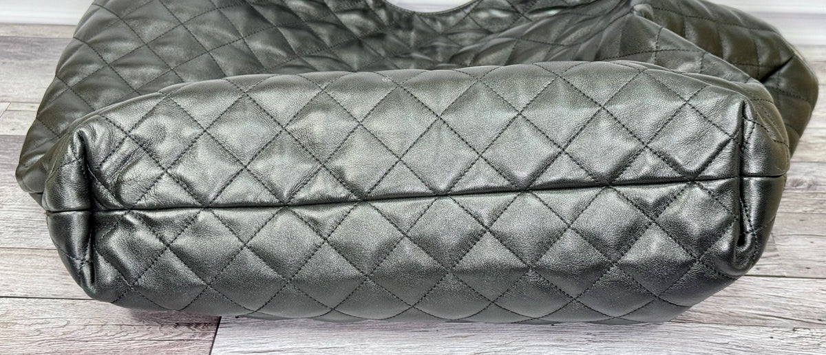 Saint Laurent iCare Maxi Tote (Black Lambskin) - Like New