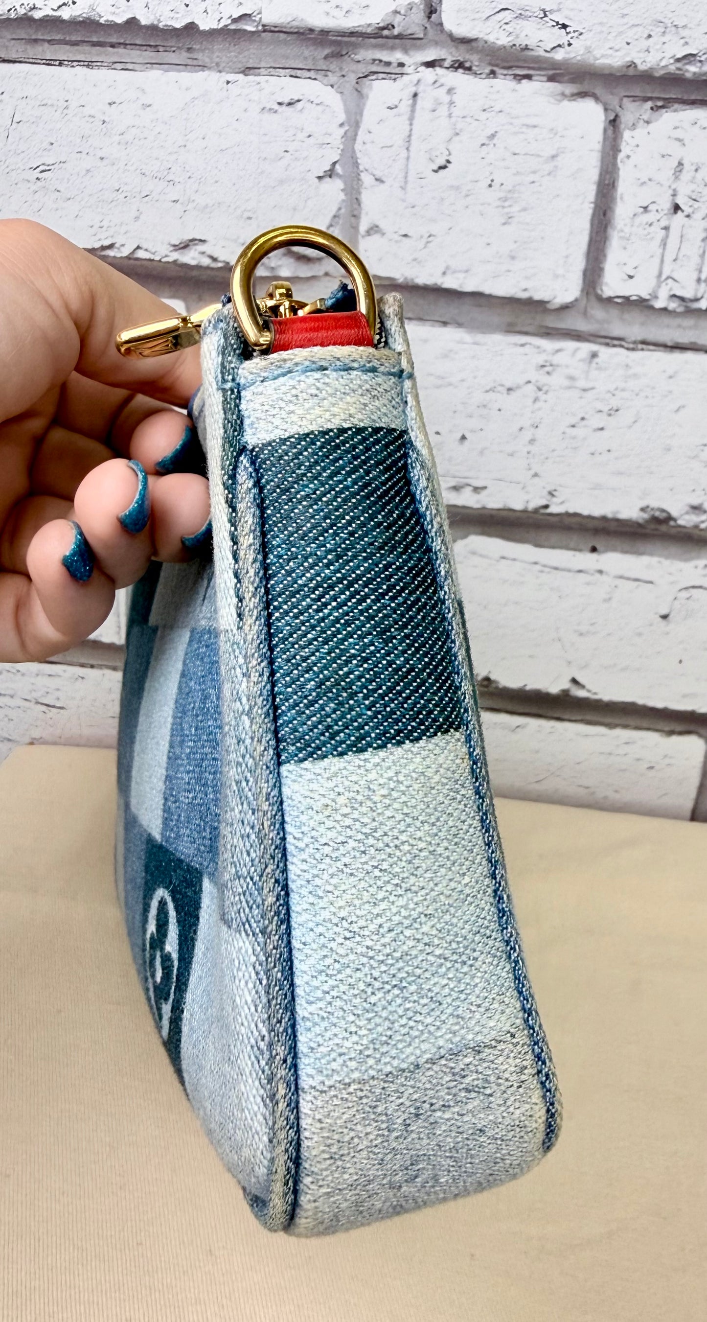 Louis Vuitton Multi Pochette Accessoires (Denim) - Excellent