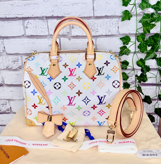 Louis Vuitton x Takashi Murakami Speedy 25 Bandouliere - New/Unused