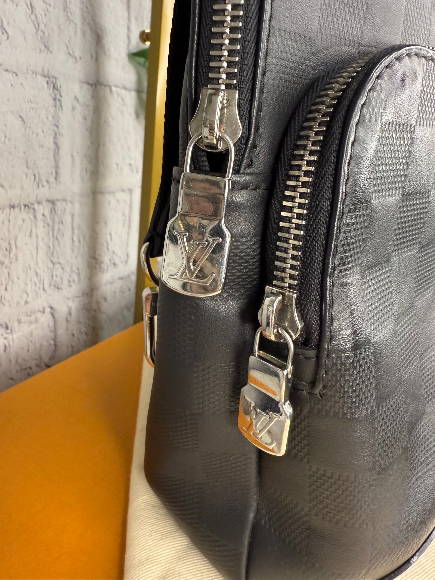 Louis Vuitton Damier Infini Onyx Avenue Sling Bag