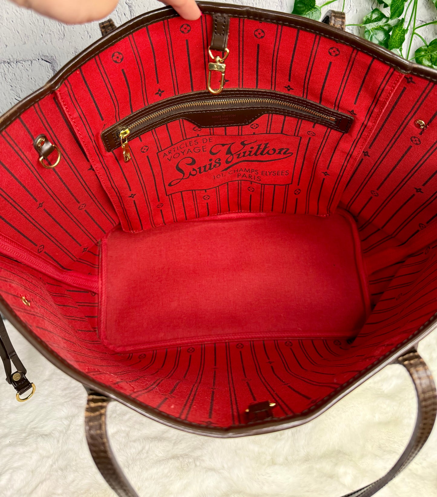 Louis Vuitton Damier Ebene Neverfull MM