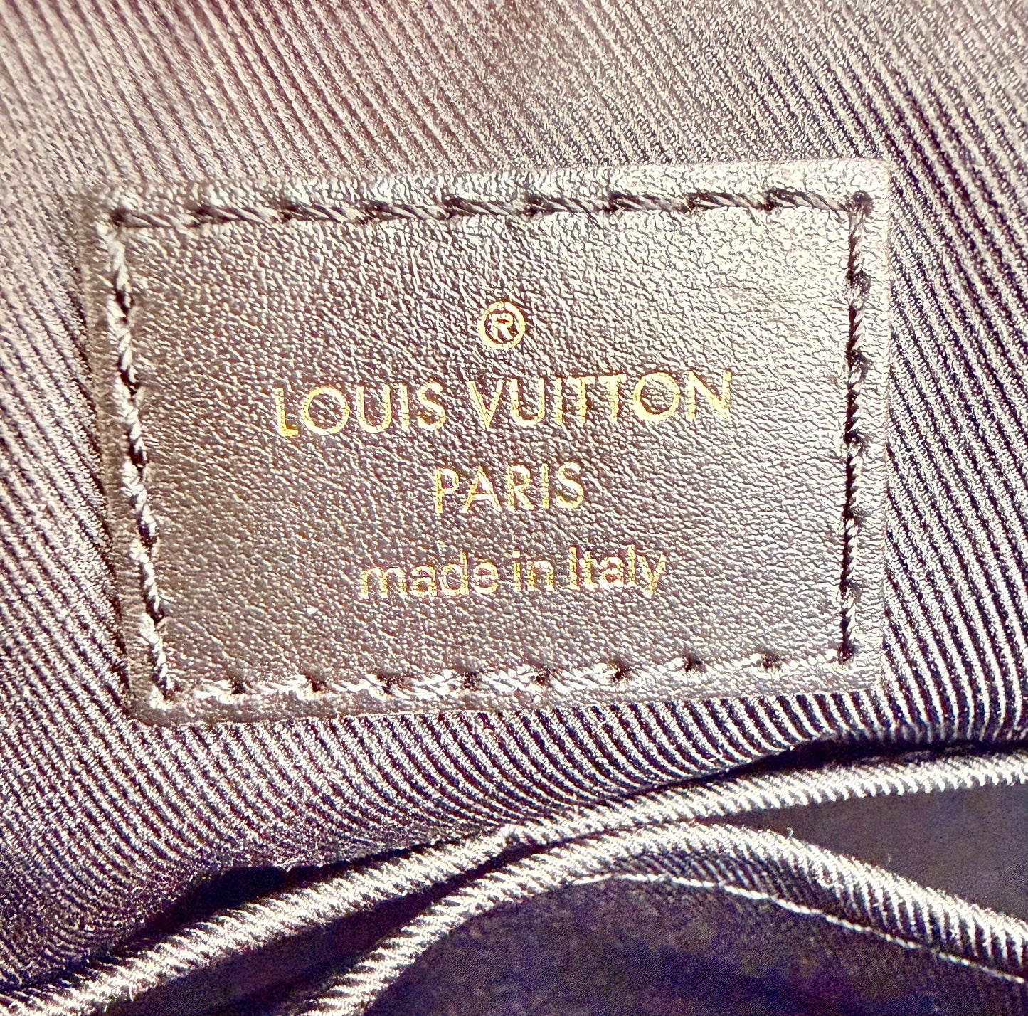 Pre-Owned Louis Vuitton Damier Ebene Odeon PM Tote