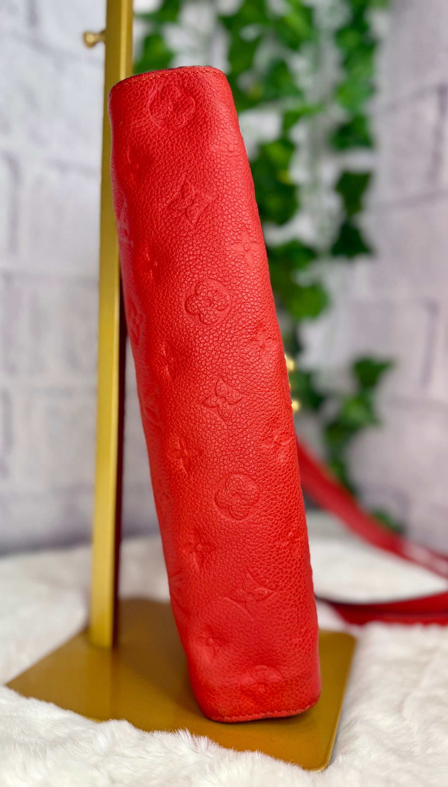 Louis Vuitton Cerise Empreinte Leather Fascinate