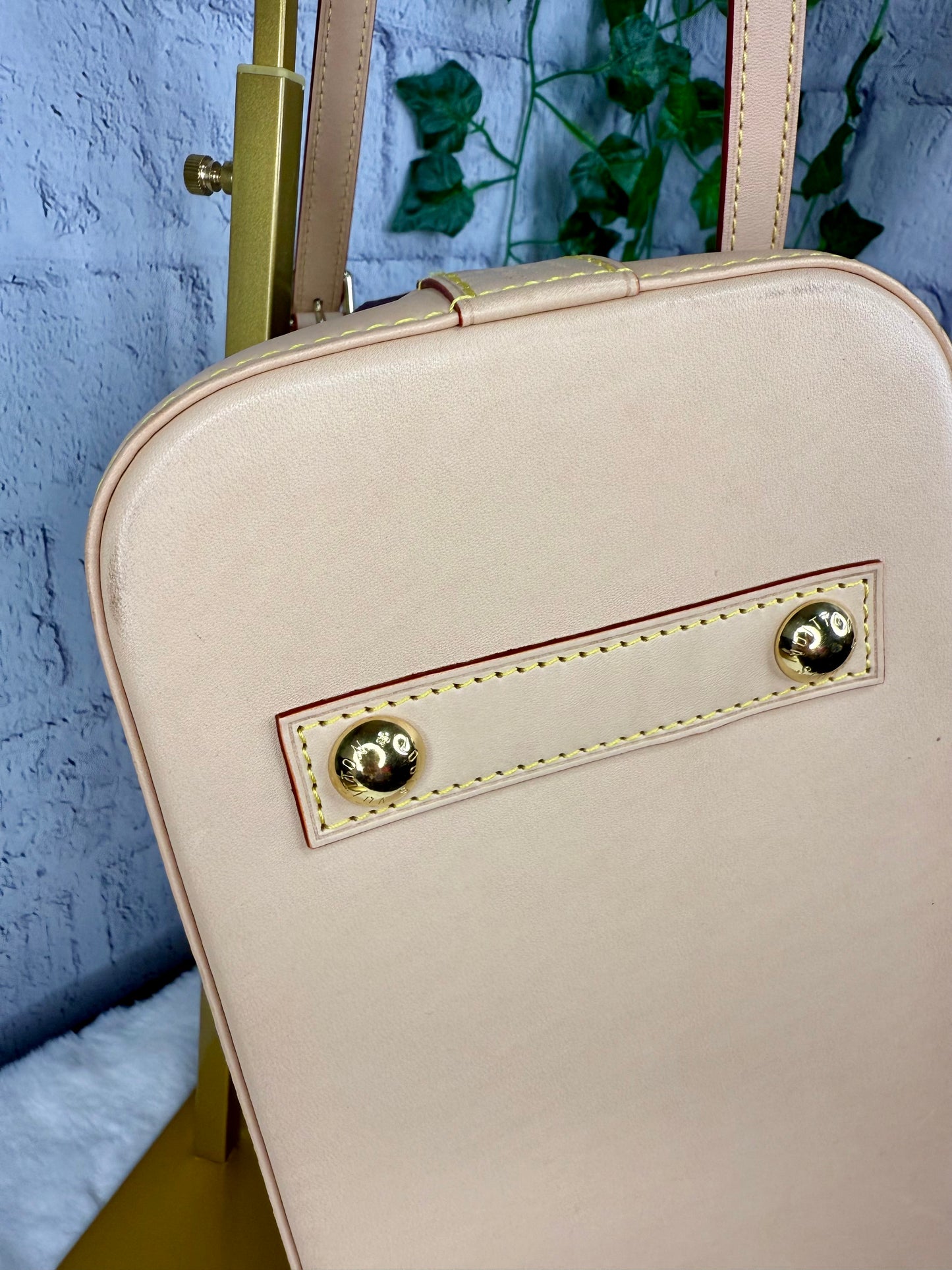 Louis Vuitton Alma PM w/ Adjustable Vachetta Strap
