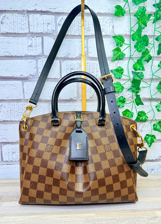 Pre-Owned Louis Vuitton Damier Ebene Odeon PM Tote