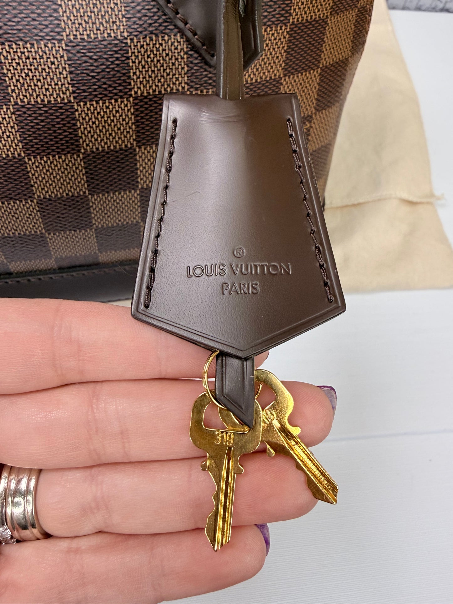 Louis Vuitton Damier Ebene Alma BB - Excellent