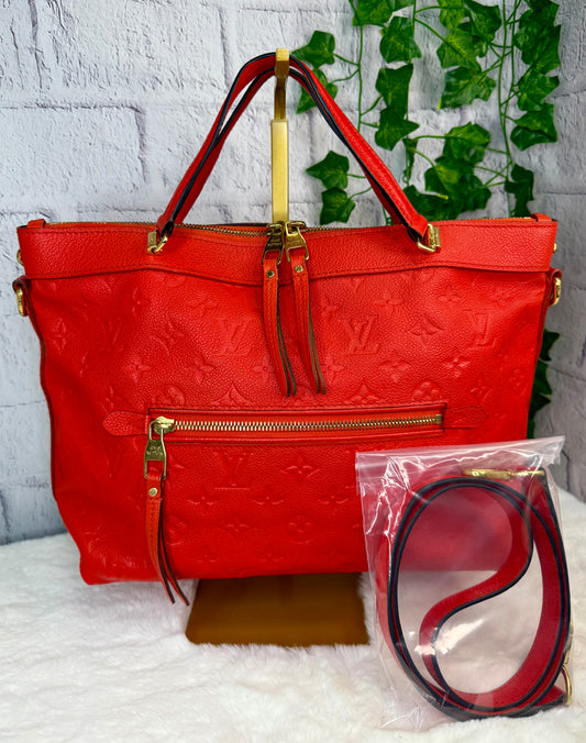 Louis Vuitton Empreinte Leather Bastille (Cerise)