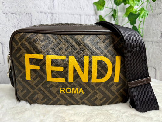 FENDI FF Logo Crossbody Camera Bag