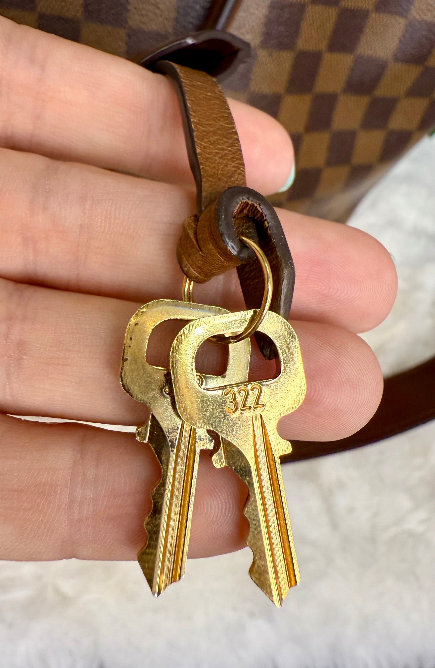 Louis Vuitton Damier Ebene Belmont Zip Tote