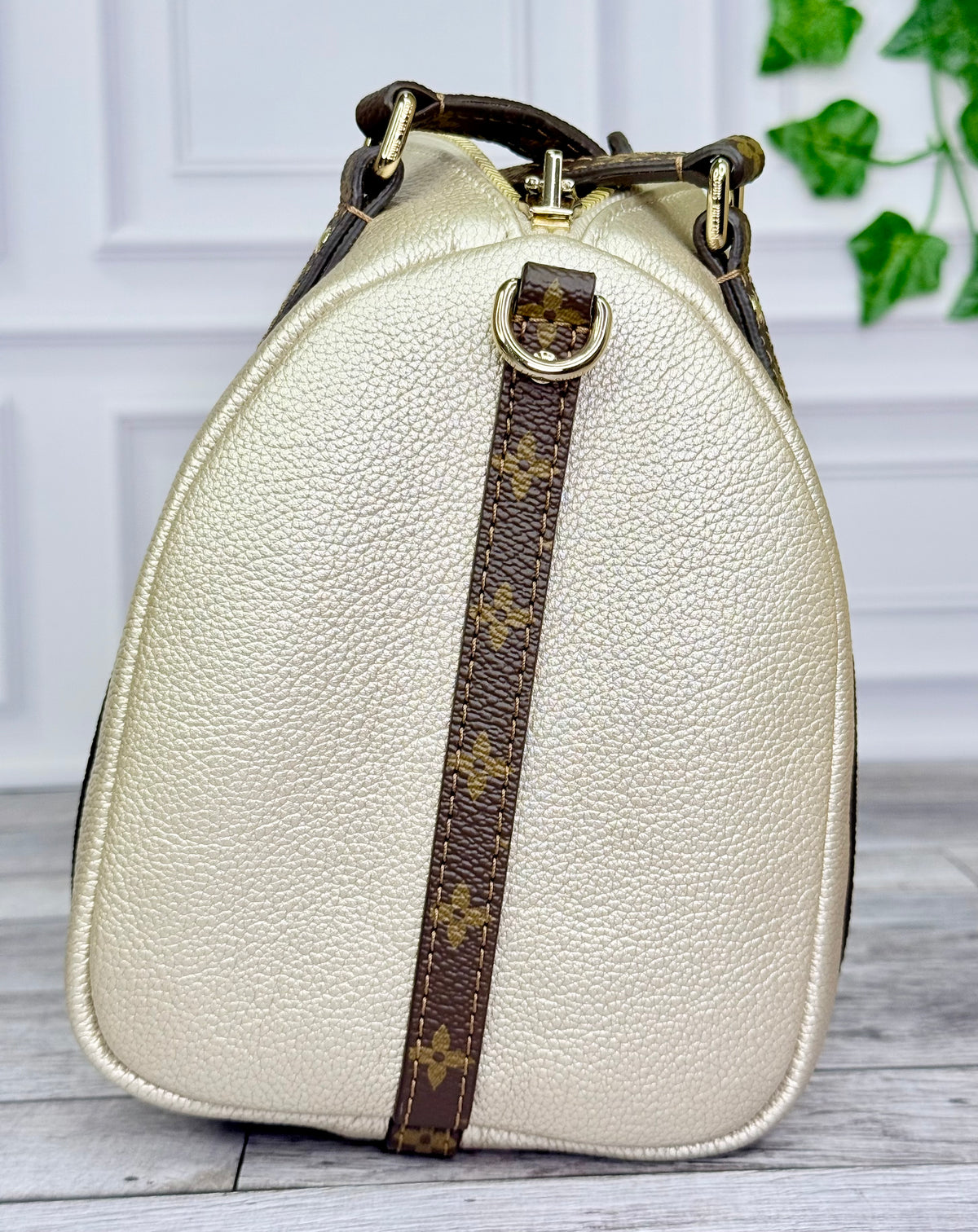 Louis Vuitton Express PM (Platinum - Champagne Gold Metallic) - Like New