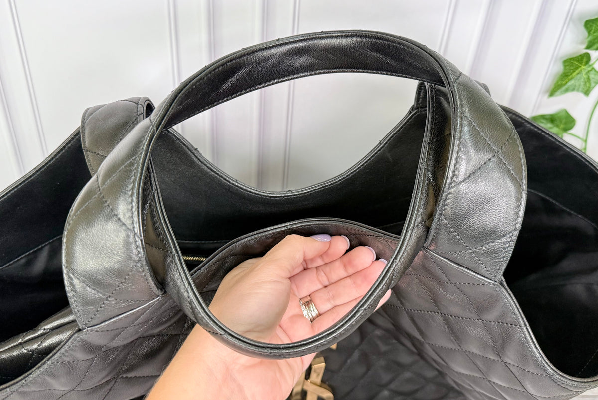 Saint Laurent iCare Maxi Tote (Black Lambskin) - Like New