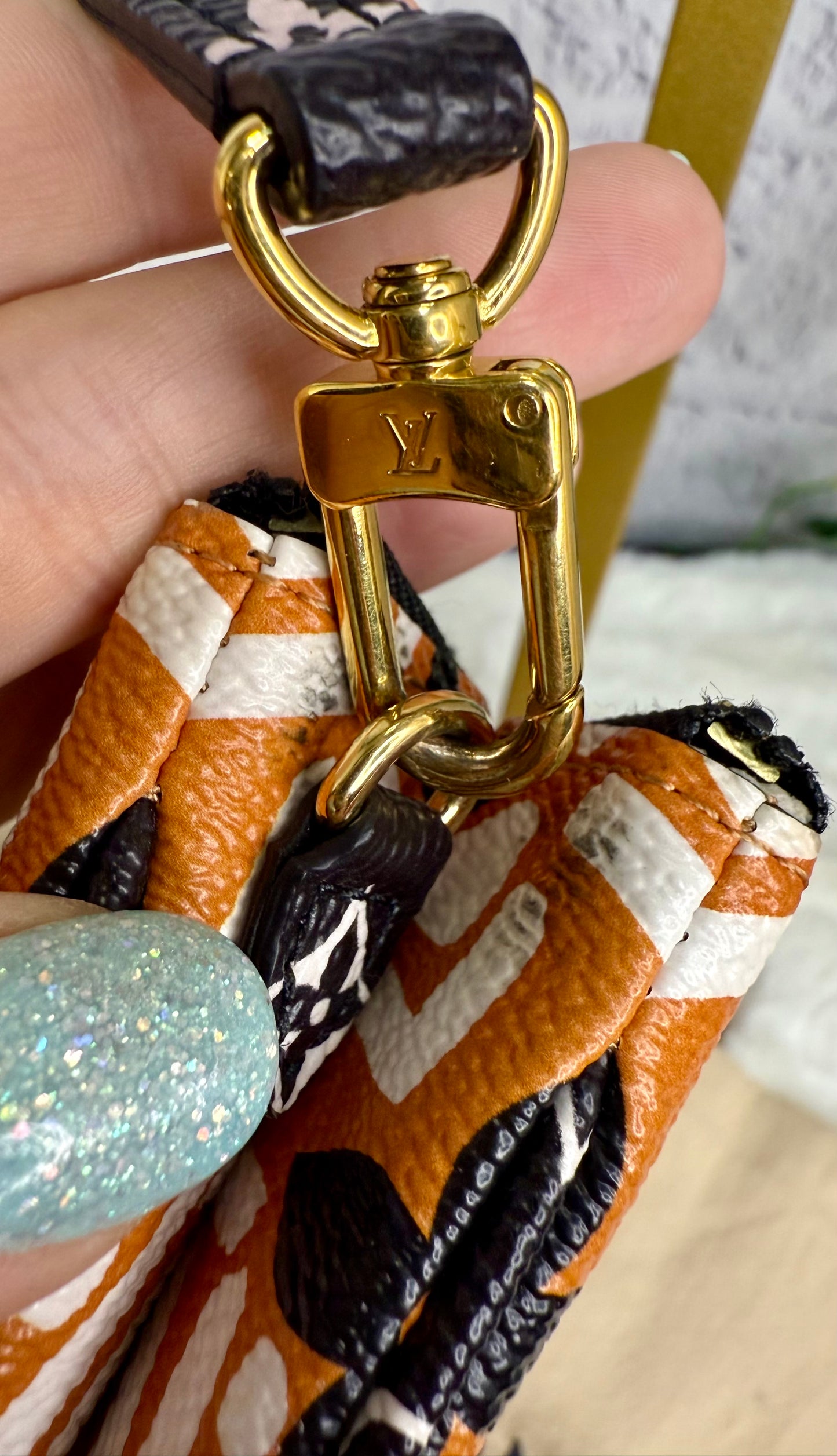 Louis Vuitton Limited Edition Crafty Double Zip Pochette