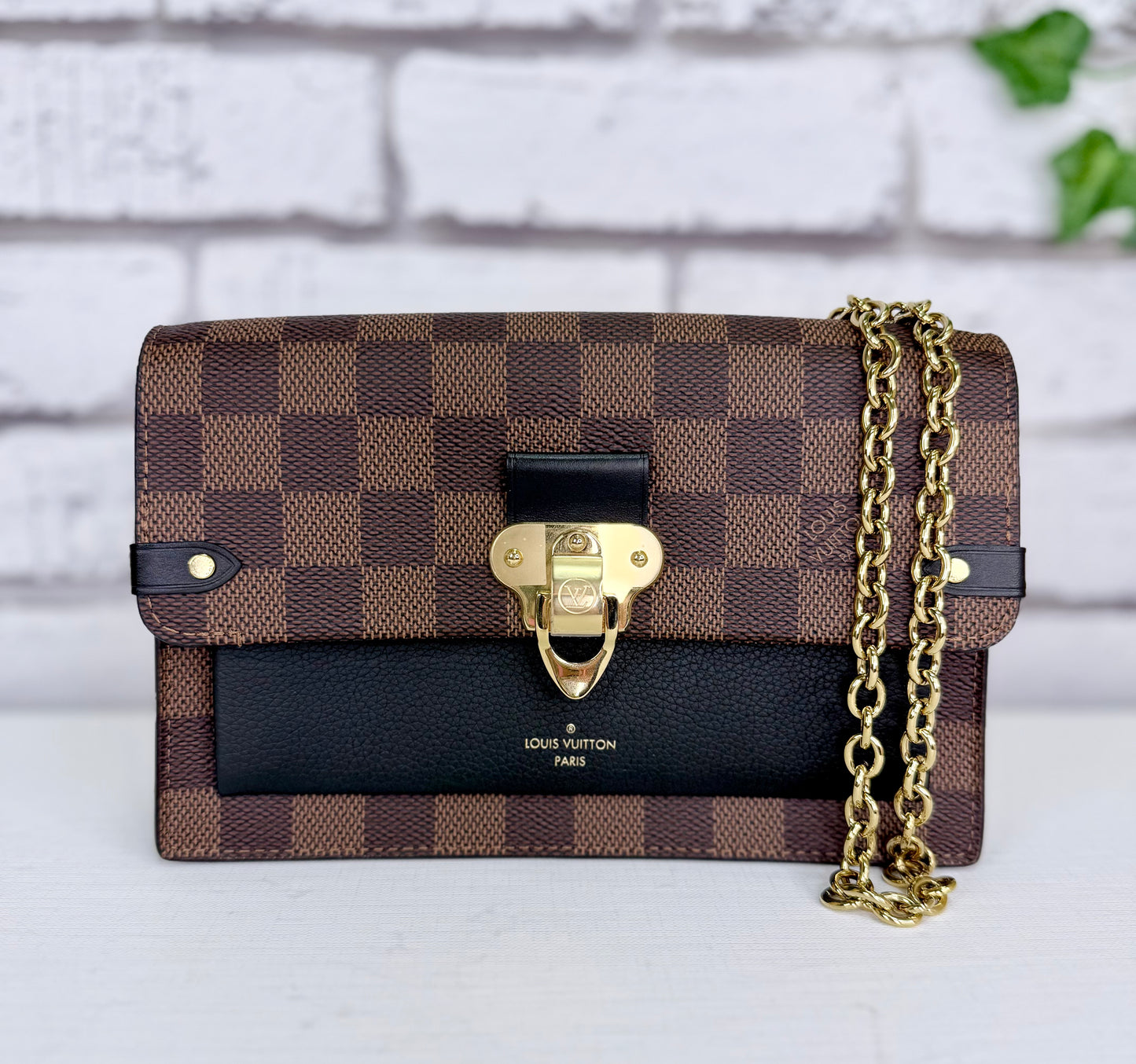 Louis Vuitton Vavin Chain (WOC) Damier Ebene/Black - Like New