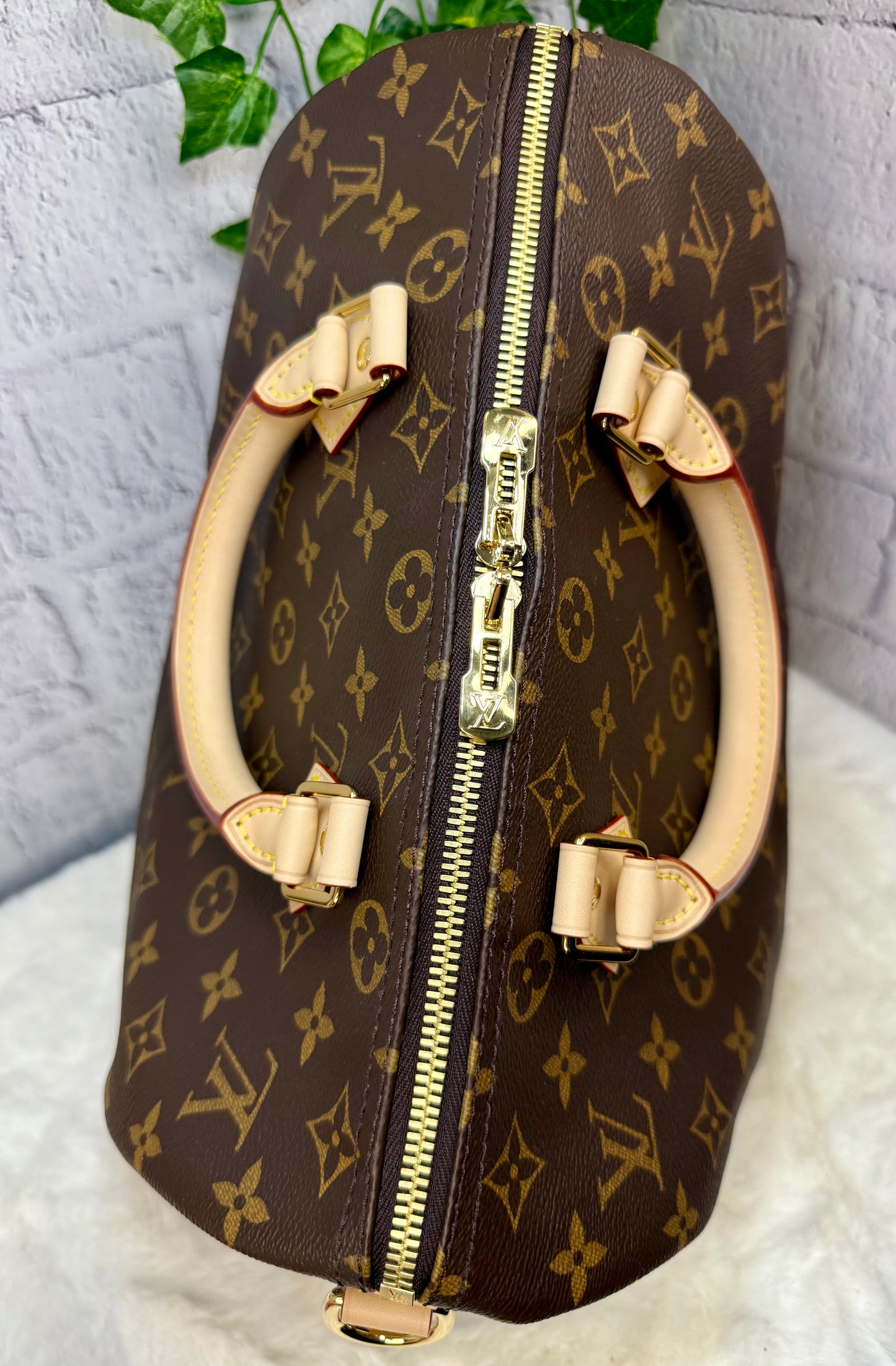 Louis Vuitton Monogram Speedy 30 Bandouliere