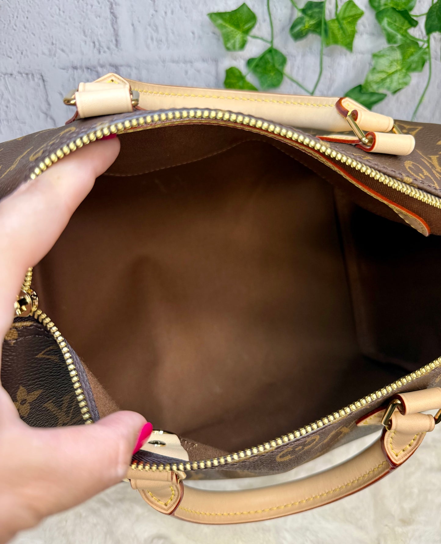 Louis Vuitton Monogram Speedy 30 Bandouliere