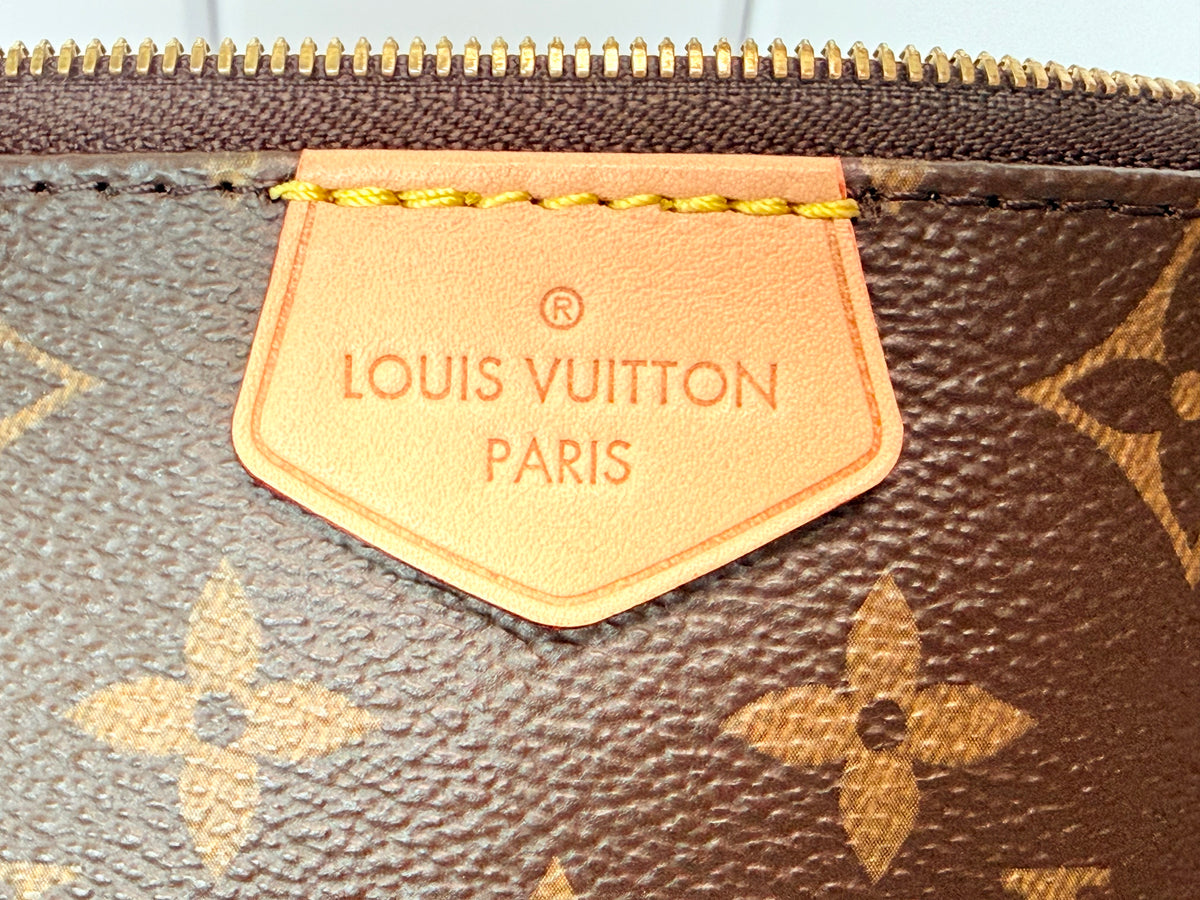 Louis Vuitton Multi Pochette Accessoires (Monogram/Khaki Green) - Like New