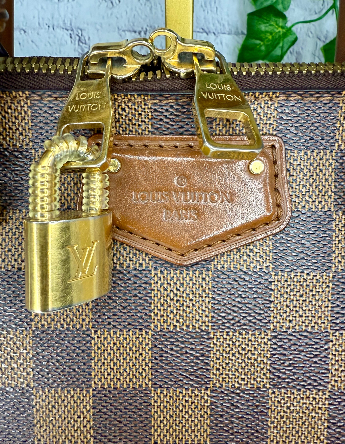 Louis Vuitton Damier Ebene Belmont Zip Tote