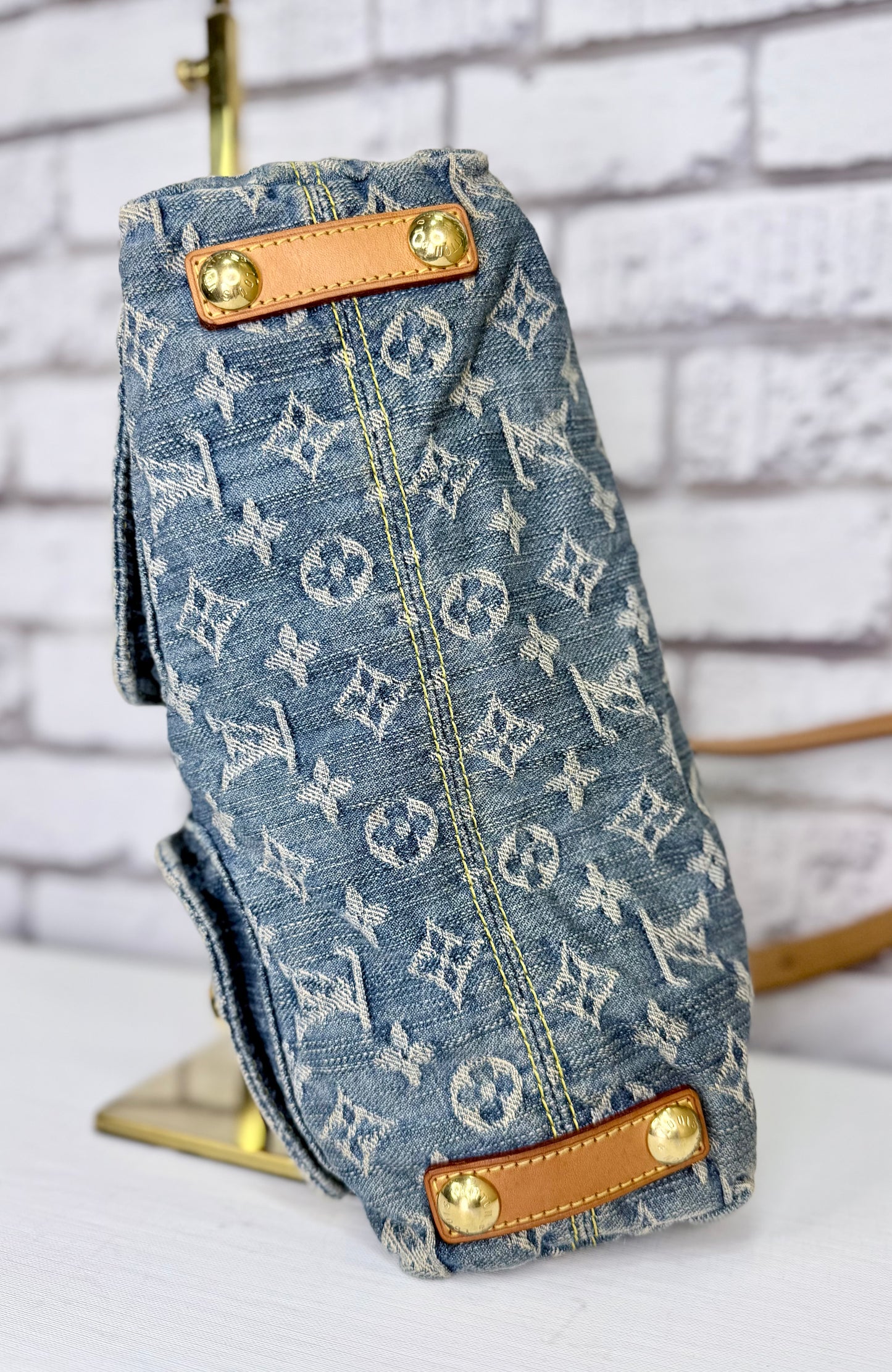 Louis Vuitton Monogram Denim Baggy PM - Great