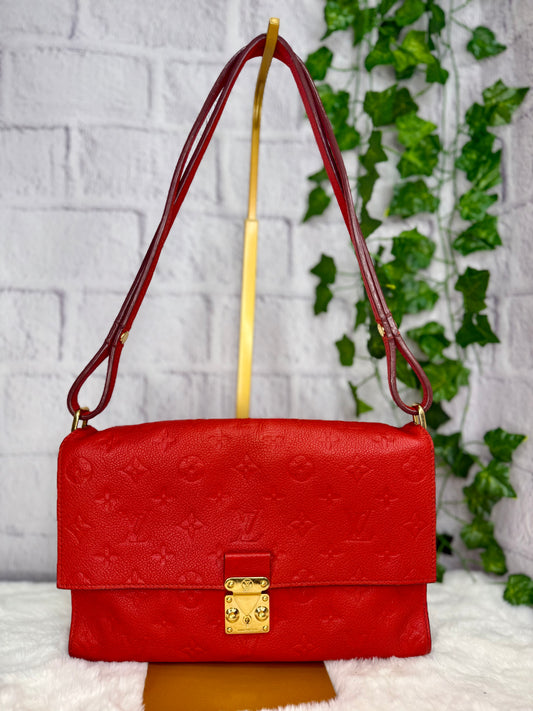 Louis Vuitton Cerise Empreinte Leather Fascinate