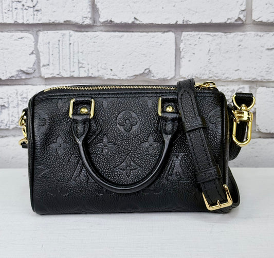 Louis Vuitton Empreinte Leather Nano Speedy (Black) - Like New