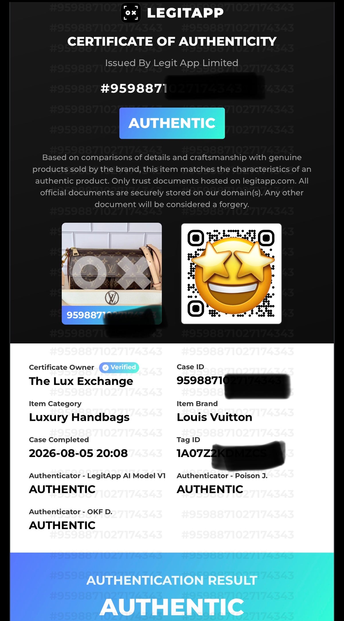 Louis Vuitton Vivacité (Monogram) - Excellent