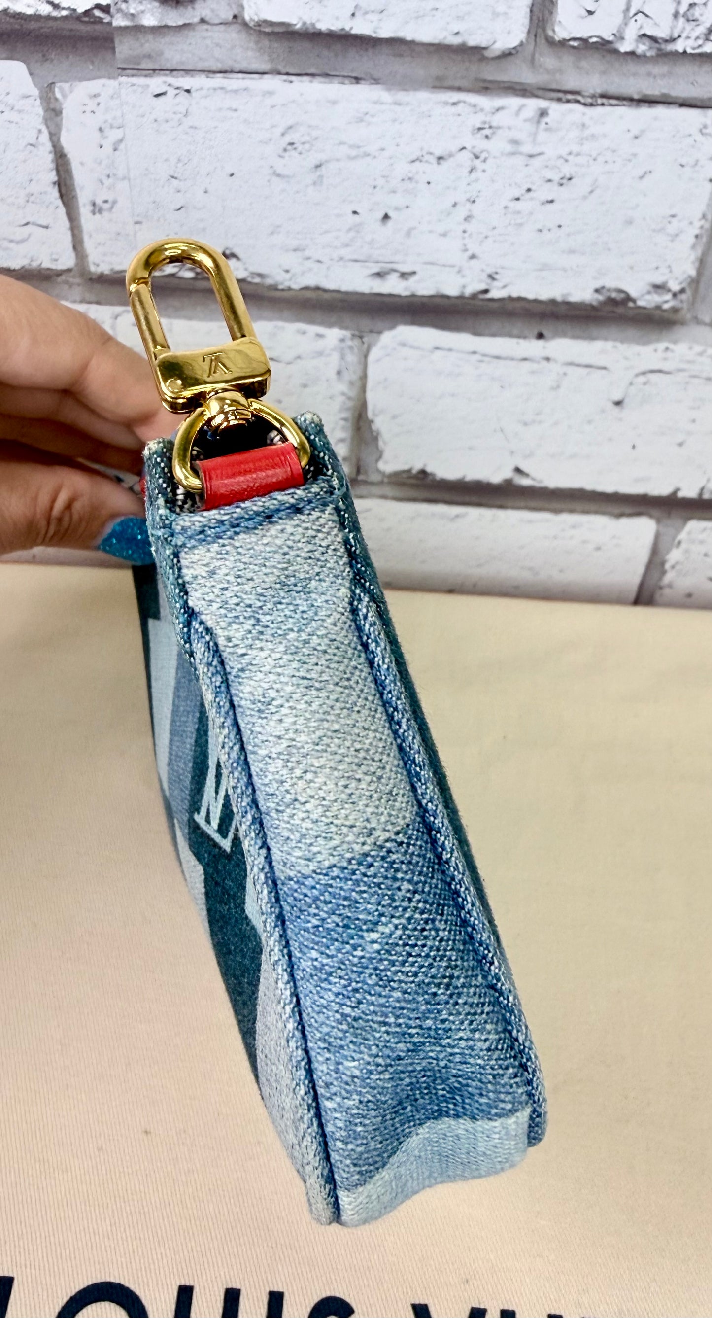 Louis Vuitton Multi Pochette Accessoires (Denim) - Excellent