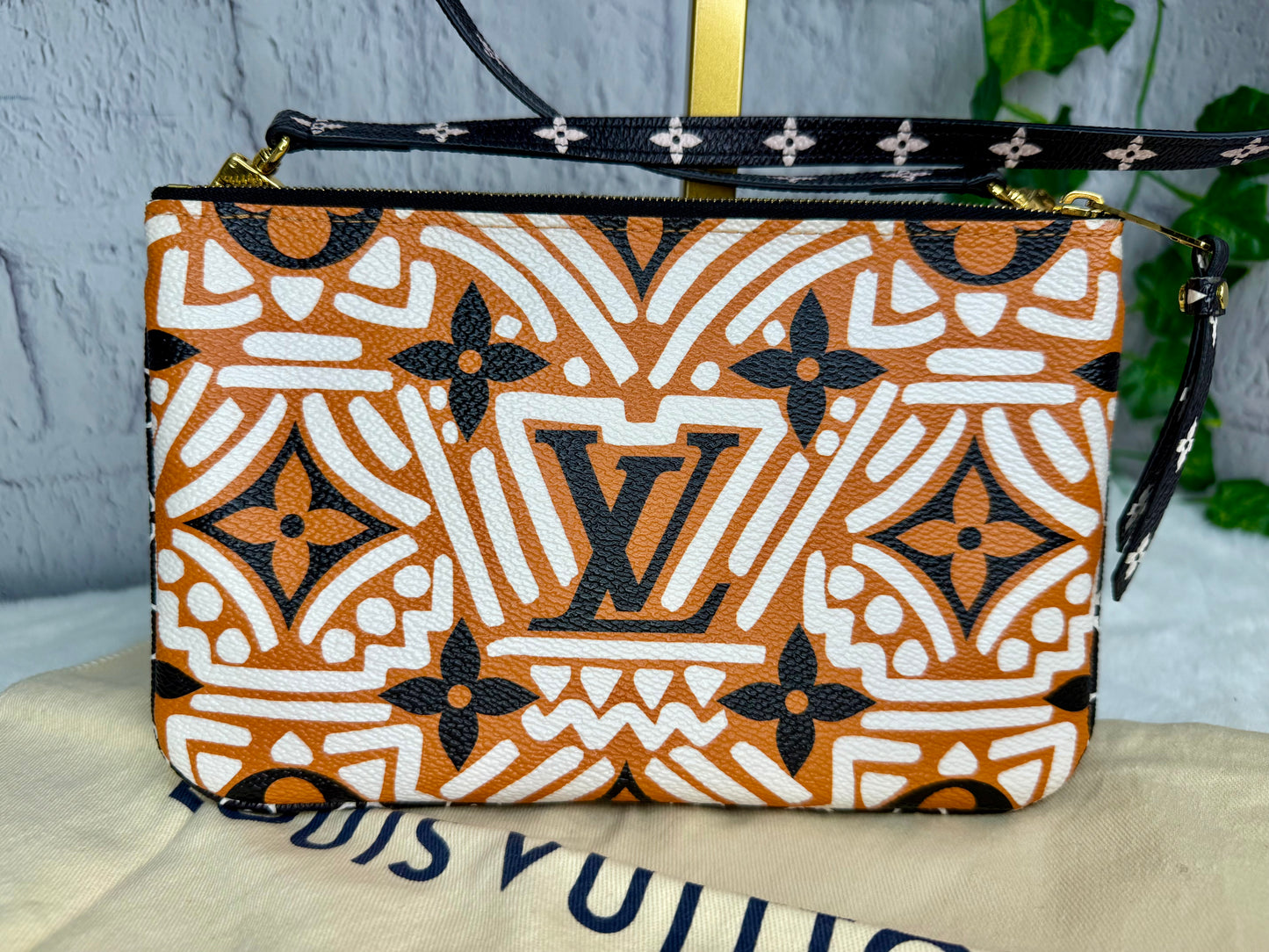 Louis Vuitton Limited Edition Crafty Double Zip Pochette