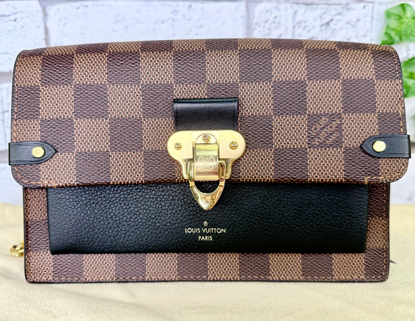 Louis Vuitton Vavin Chain (WOC) Damier Ebene/Black - Like New