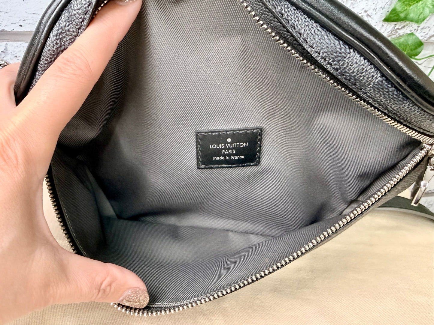 Louis Vuitton Campus Bum Bag (Damier Graphite) - Great/Excellent
