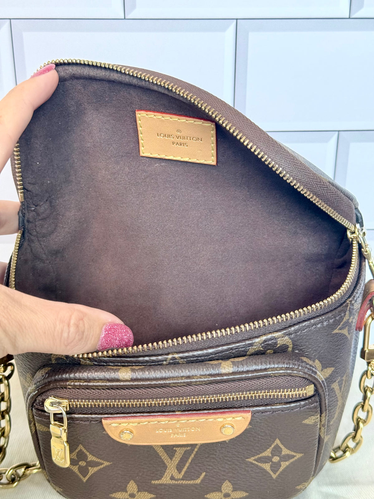 Louis Vuitton Mini Bum Bag (Monogram) - Great