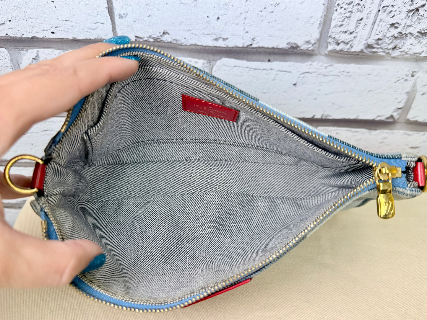 Louis Vuitton Multi Pochette Accessoires (Denim) - Excellent
