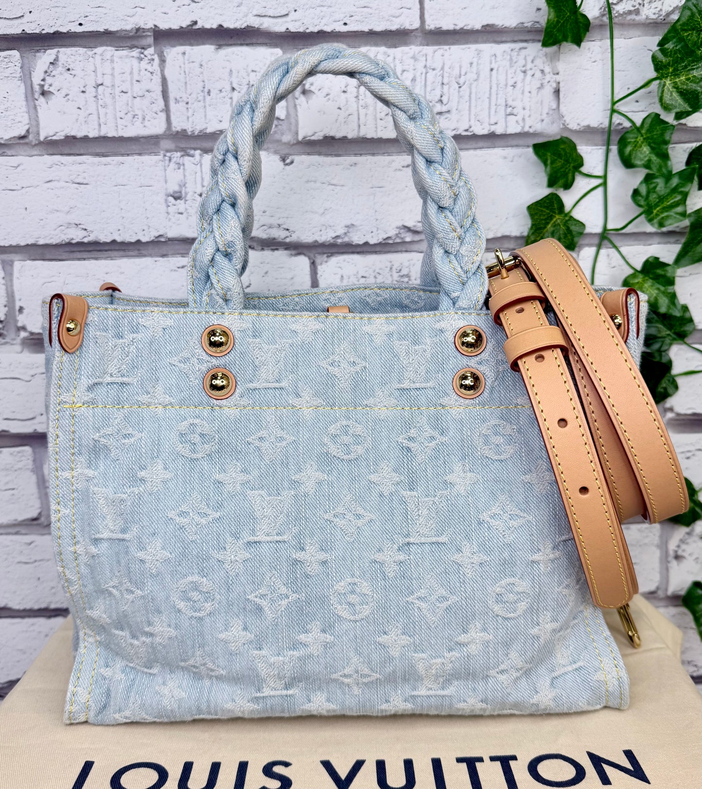 Louis Vuitton OnTheGo Let Go (Sky Blue Denim) - Like New
