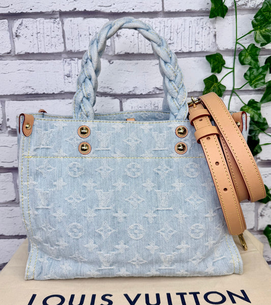 Louis Vuitton OnTheGo Let Go (Sky Blue Denim) - Like New