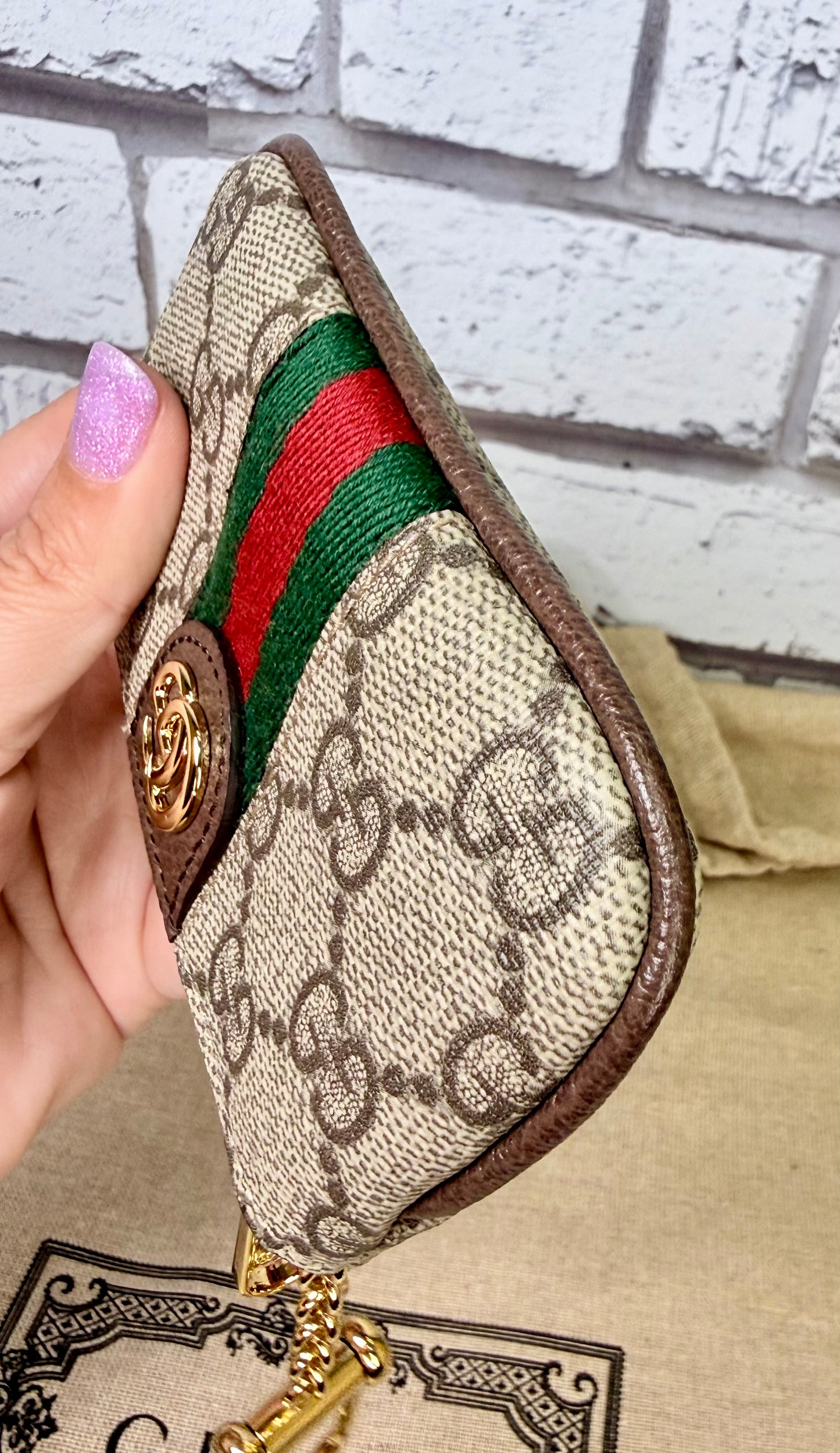 Gucci Supreme Ophidia Hobo Small & Coin Pouch Set - Excellent/New
