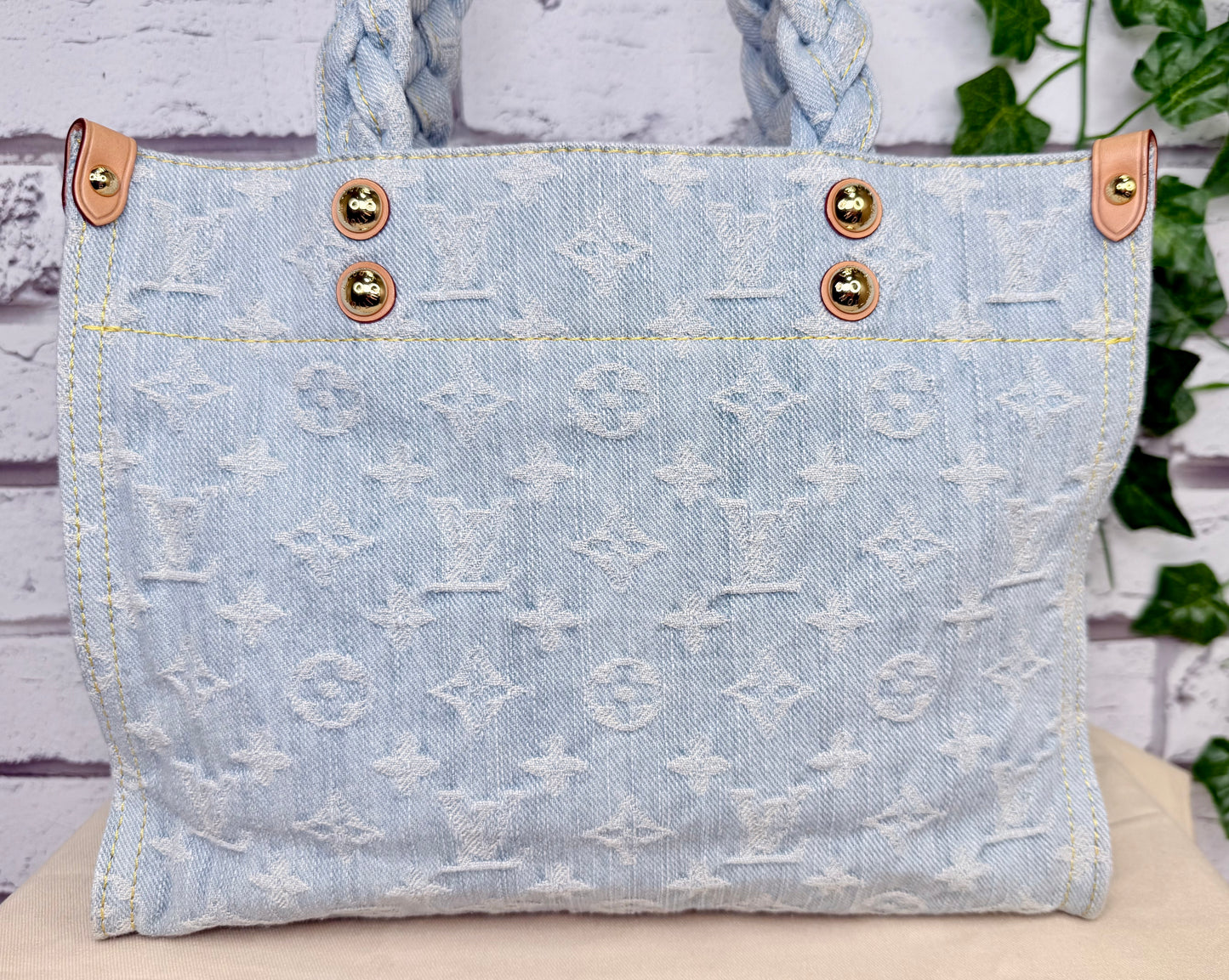 Louis Vuitton OnTheGo Let Go (Sky Blue Denim) - Like New