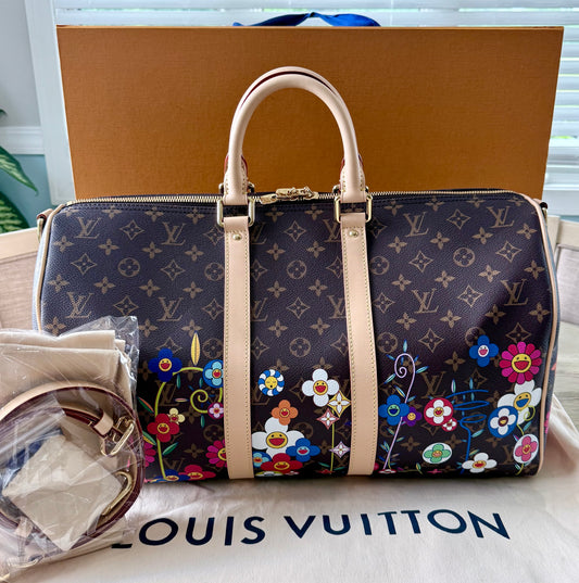 Louis Vuitton x Murakami Garden Keepall 45 Bandouliere - New