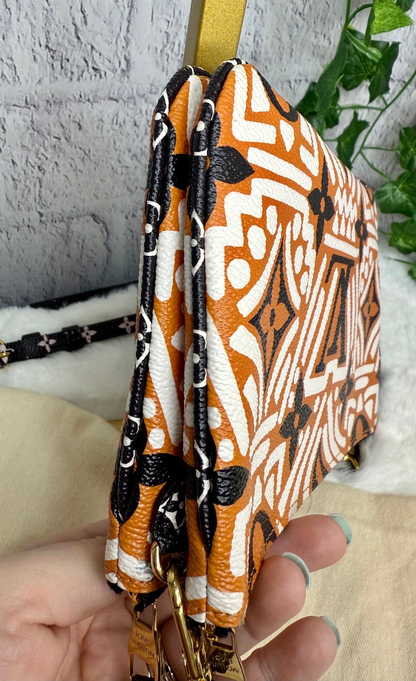 Louis Vuitton Limited Edition Crafty Double Zip Pochette