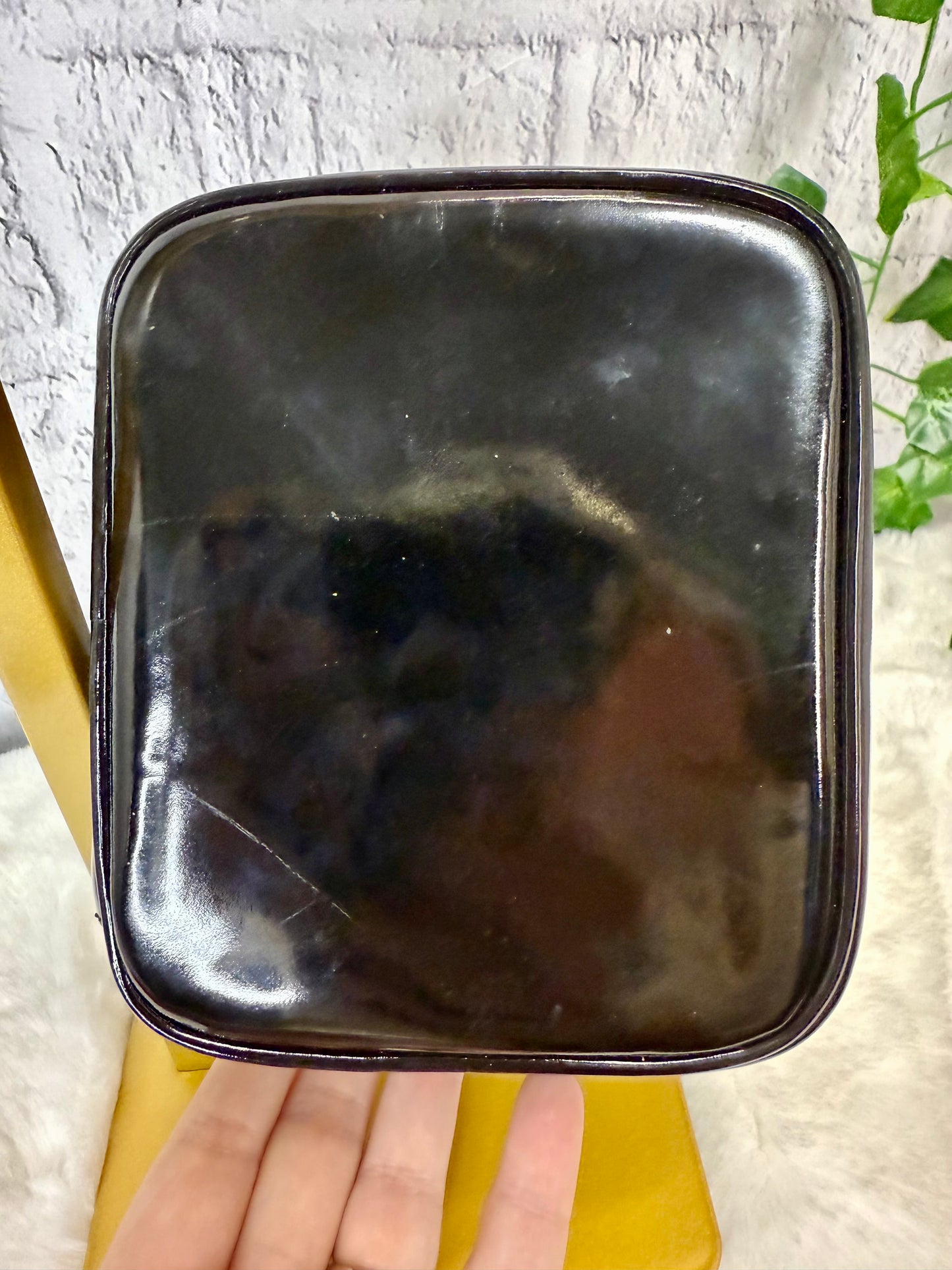 Vintage CHANEL Patent Leather Vanity Case