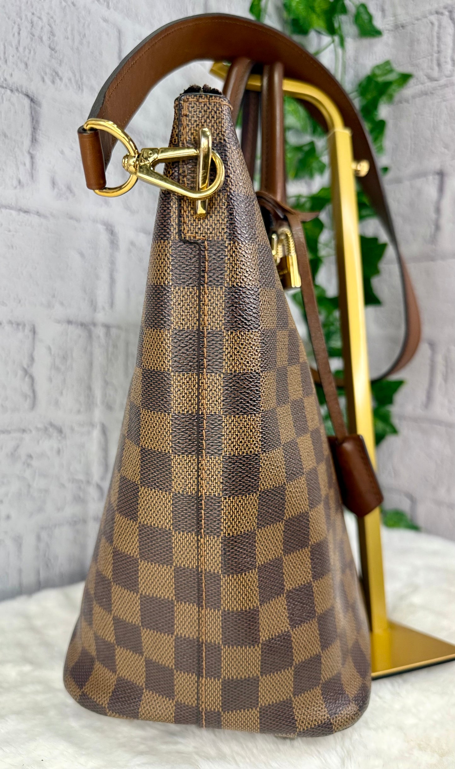 Louis Vuitton Damier Ebene Belmont Zip Tote