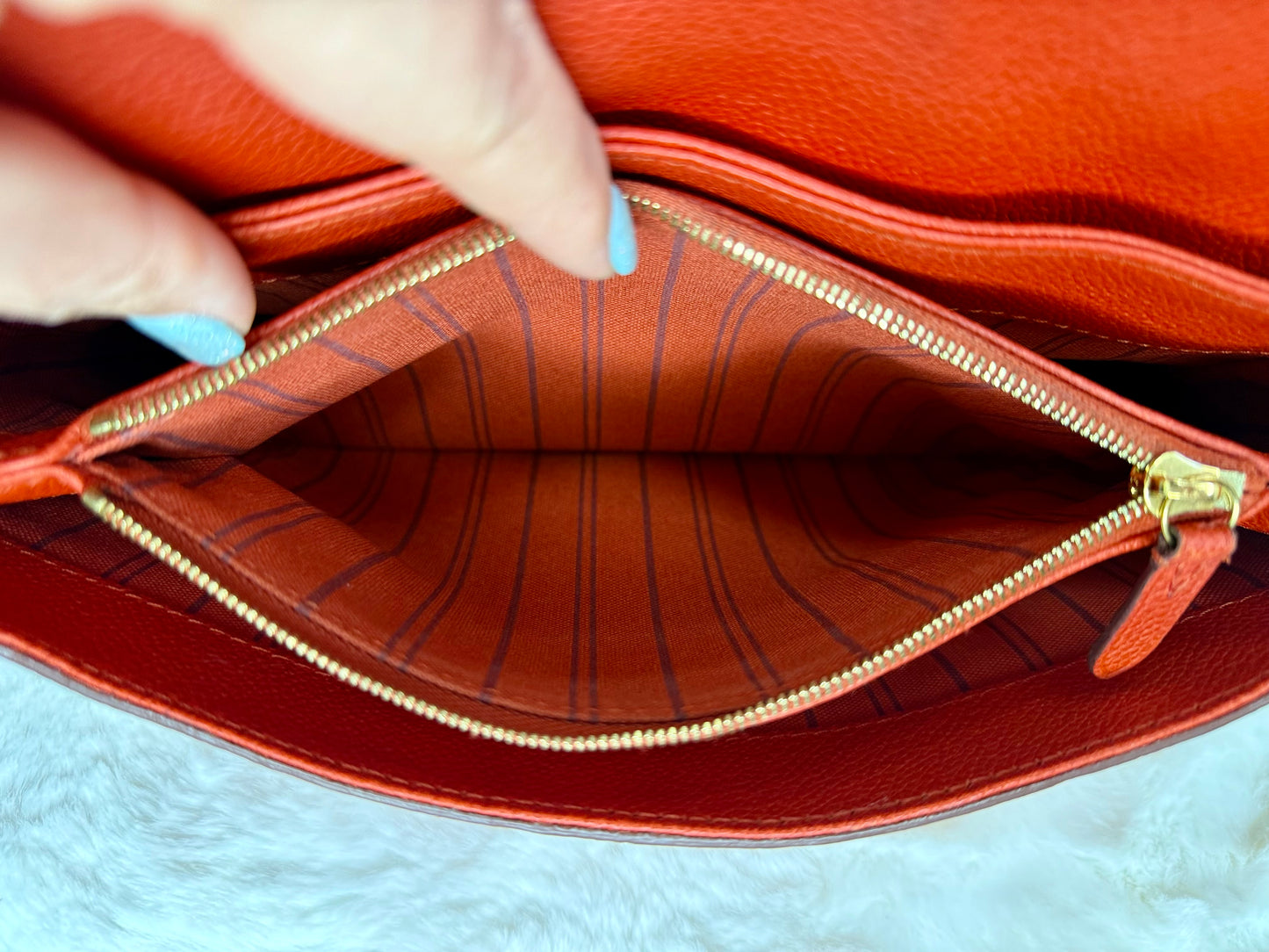 Louis Vuitton Cerise Empreinte Leather Fascinate
