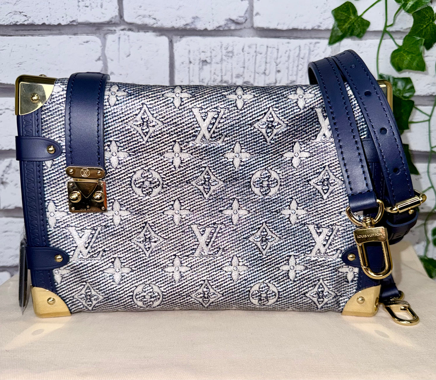 Louis Vuitton Limited Edition MonoGLAM Side Trunk MM - Excellent