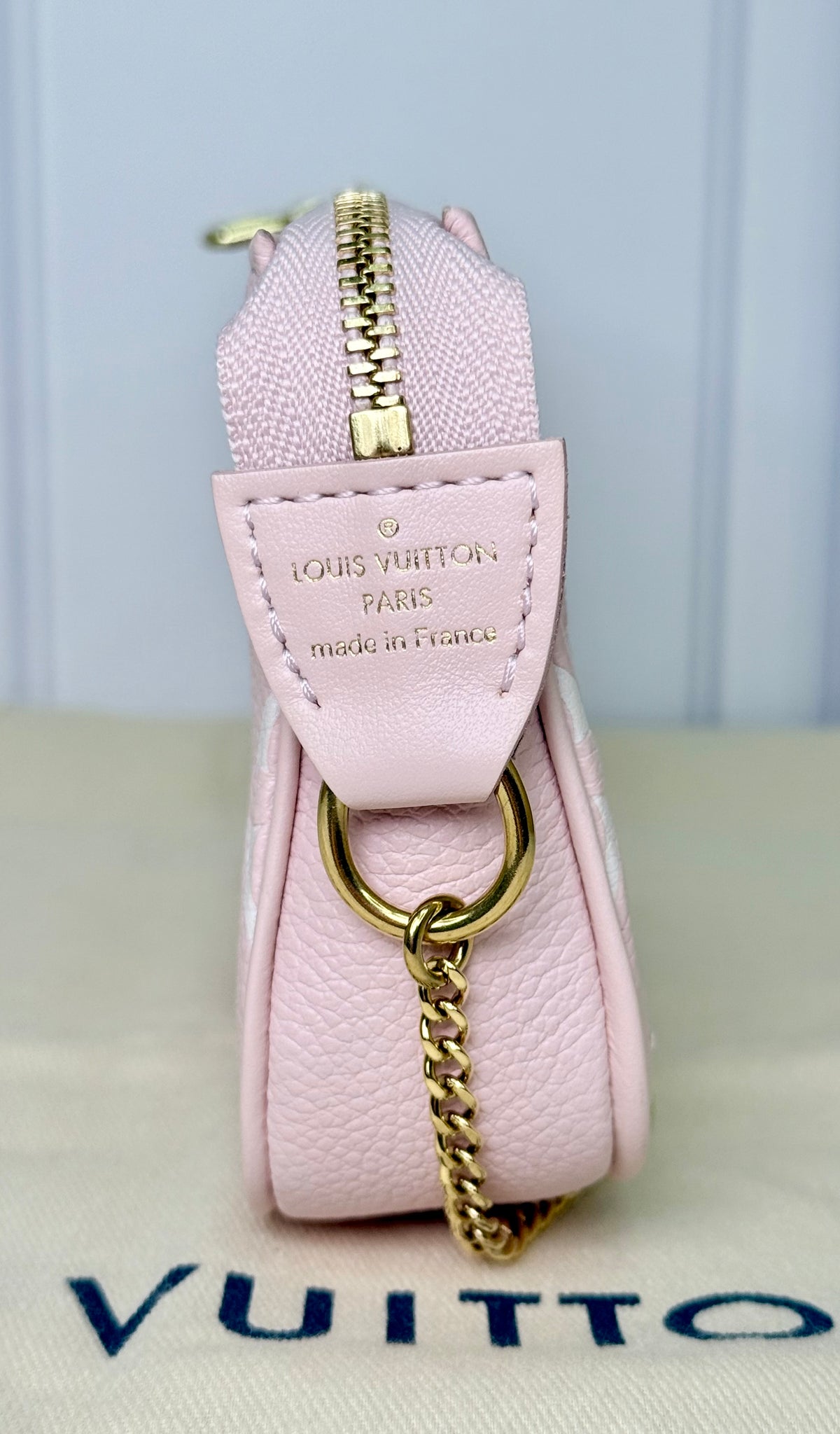 Louis Vuitton Broderies Mini Pochette Accessories (Pink) - New