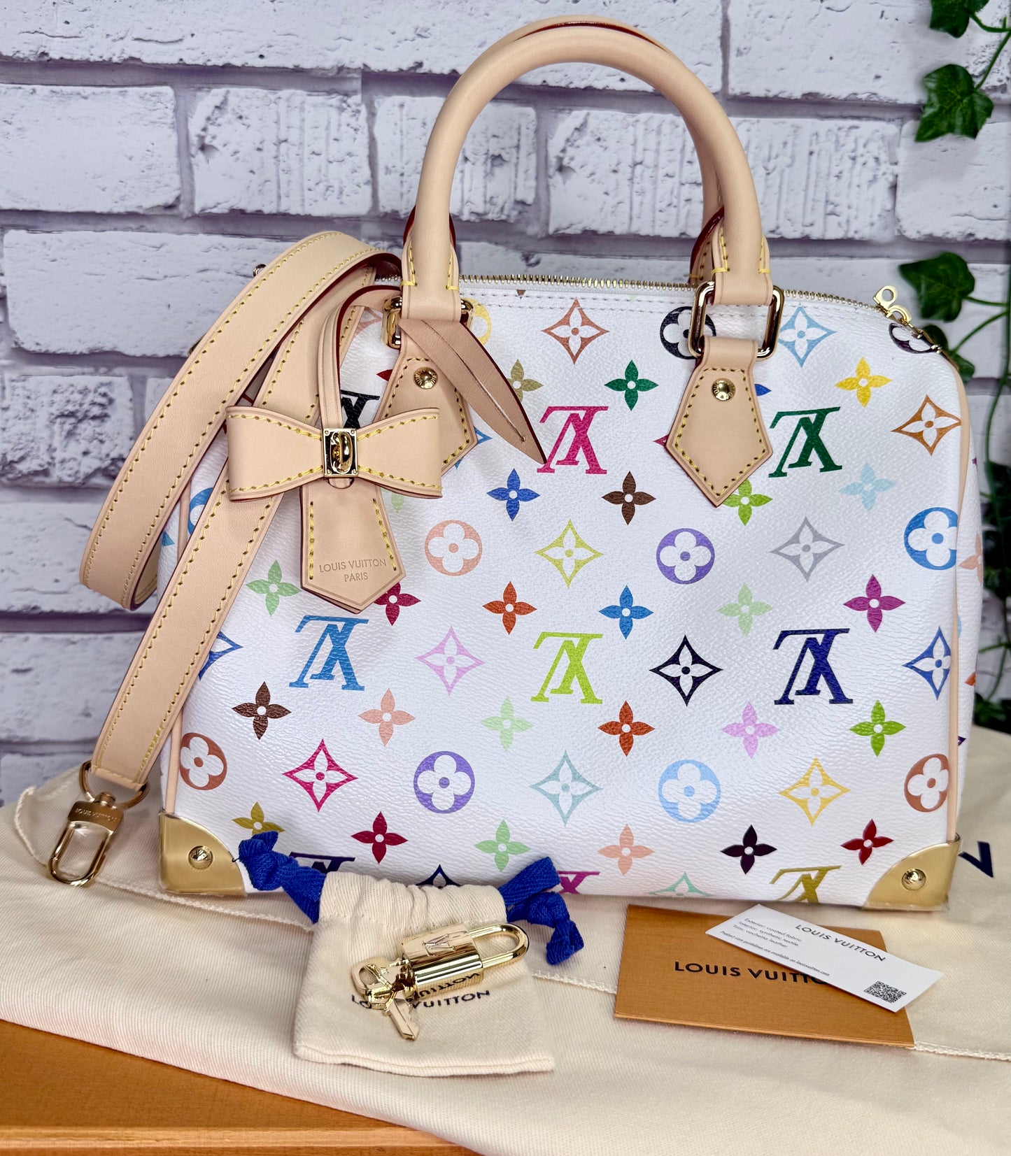 Louis Vuitton x Murakami Speedy 25 Bandouliere - NEW