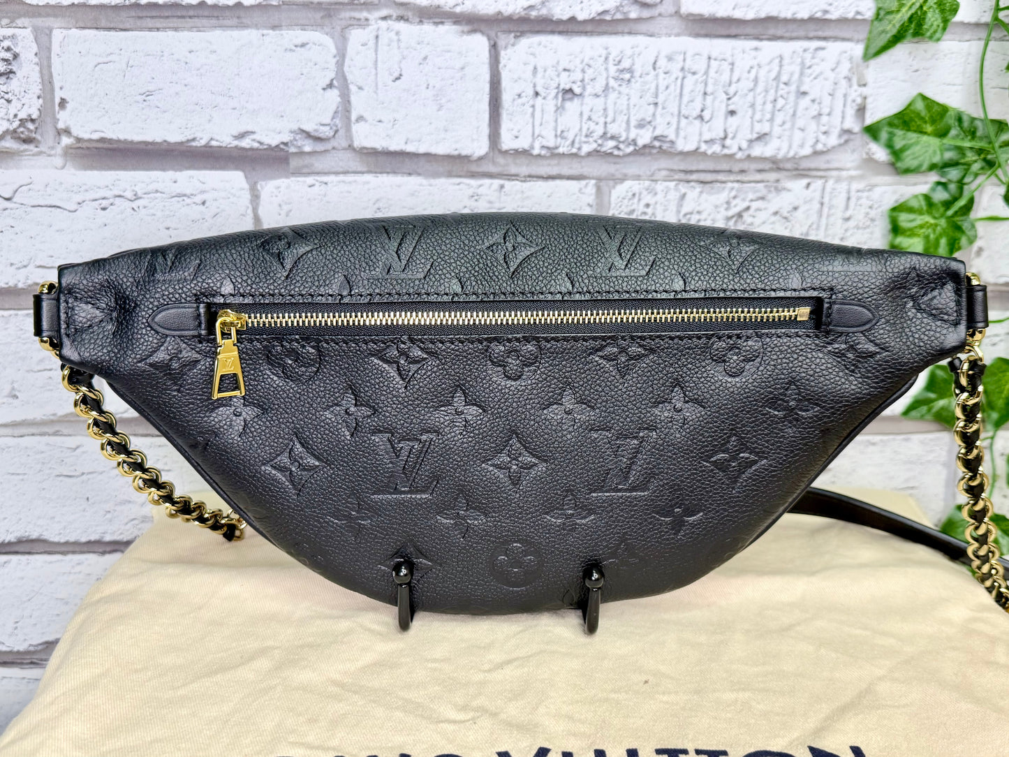 Louis Vuitton Empreinte Leather High Rise PM (Black) - Pristine