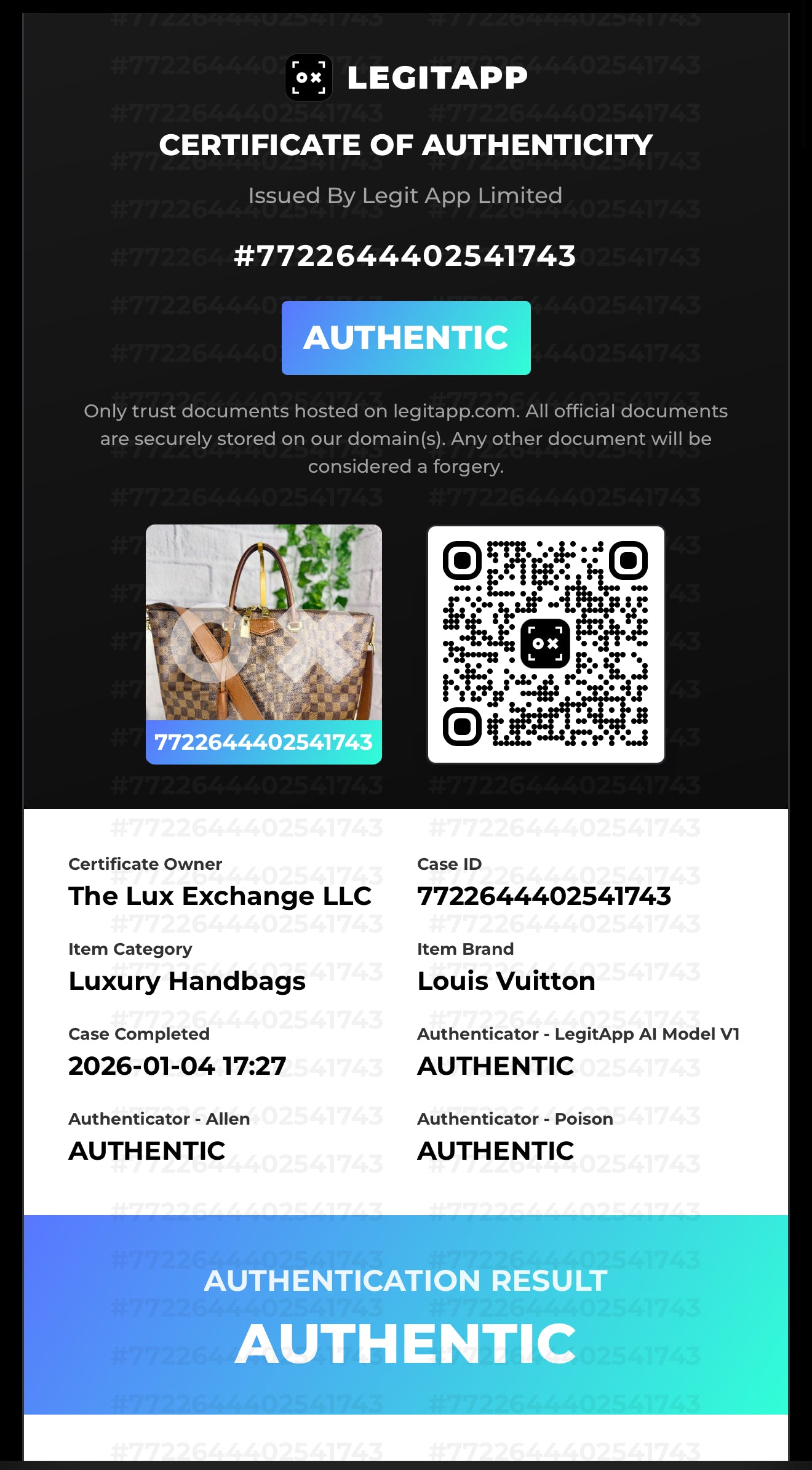 Louis Vuitton Damier Ebene Belmont Zip Tote